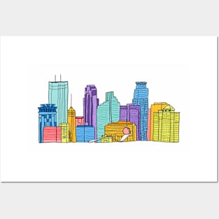 Minneapolis Skyline Posters and Art